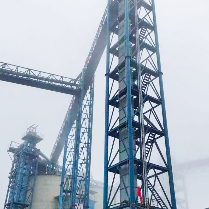 Elevador de caçamba com corrente de placa NSE